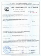 Сертификат соответствия БАД Набор AfterPartyBox (Афтепати)
