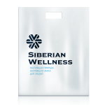 Pungă de plastic cu logotipul Companiei Siberian Wellness 107347
